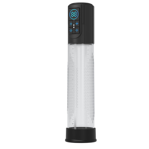 Mens Enlargement Toy Intelligent Electric Digital Suction Waterproof Clamping Vibrator Penis Desensitization Trainer