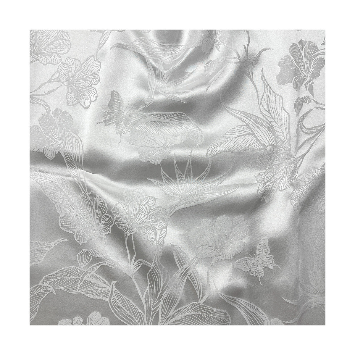 Sambo satin mariposa floral tela de seda ropa interior pijama almohada cubierta de ojos sombrero de pijama vestido FD6465