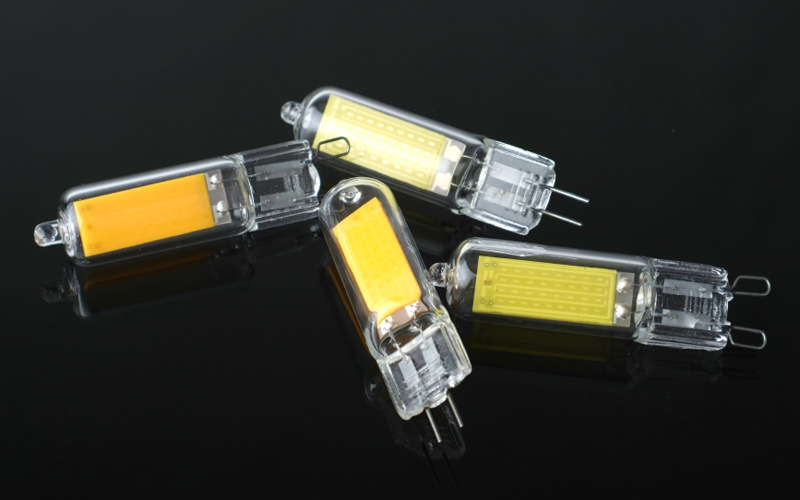 Description Picture 6 of item10pcs Dimmable LED G4 G9 Bulb 3W 5W 220V 110V COB Glass LED Lamp Pendant Crystal Chandelier Bulb 3000k Natural White 4000k 6000k