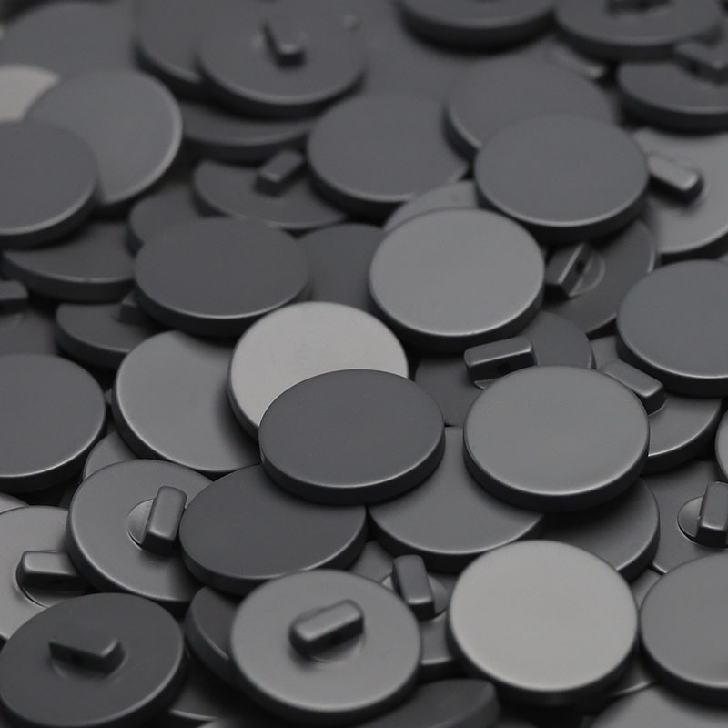 Plana pintada redonda de alta pierna botón abrigo resina rompevientos abrigo botón traje hebilla gemelos en stock al por mayor