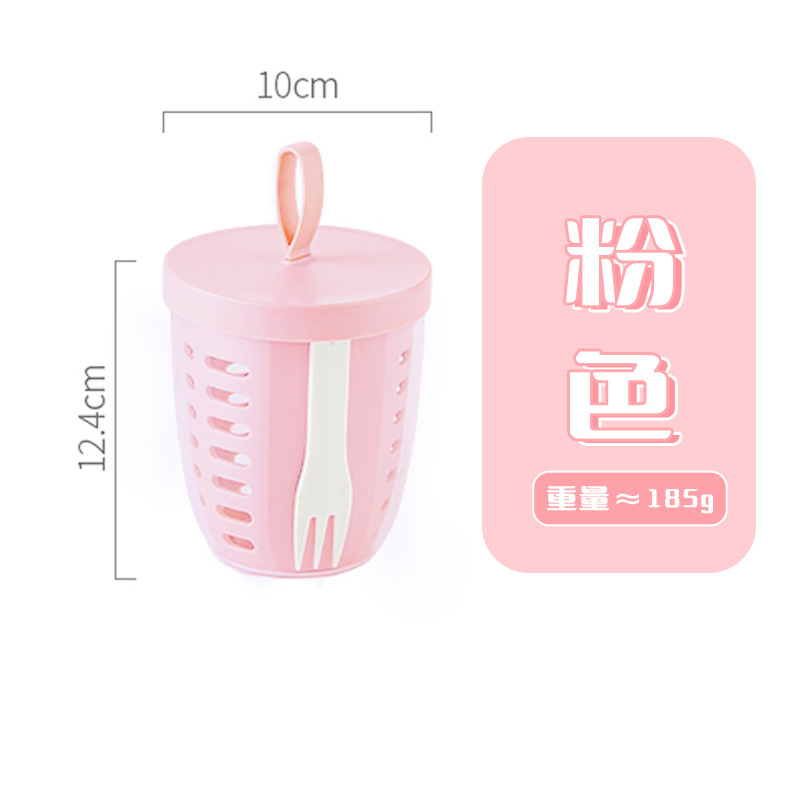 Taza de frutas de mano - rosa