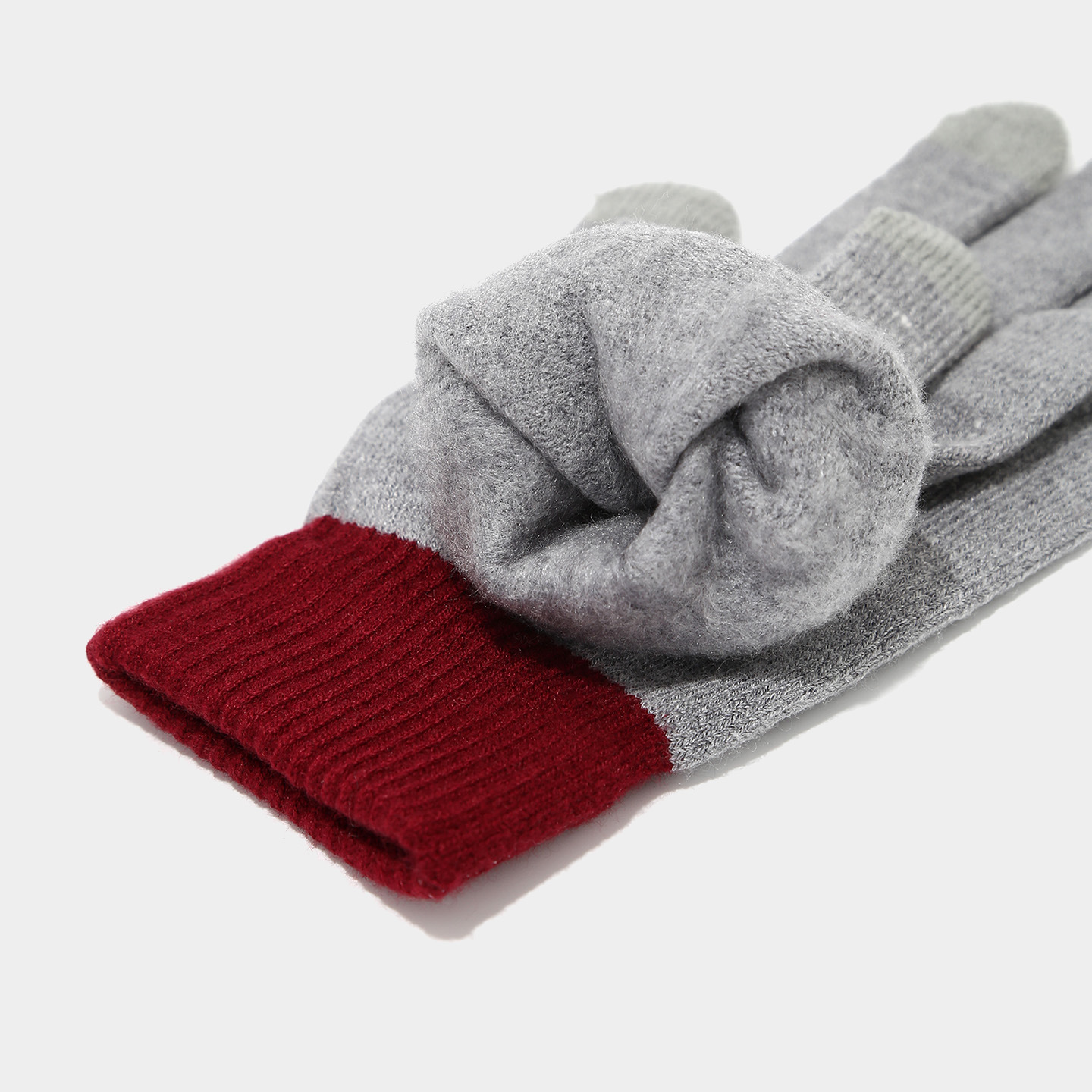 Otoño y invierno damas de protección de orejas bola de lana sombrero de punto bufandas guantes antifría conjunto de esquí al aire libre calentamiento de tres piezas conjunto de moda image 5