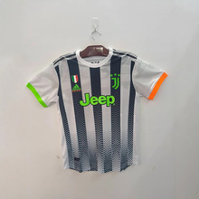 外贸时尚3D印花19-20尤文特别版运动体育宽松网眼透气短袖圆领T恤