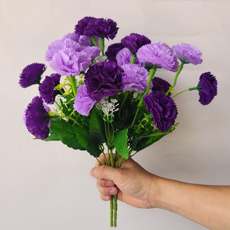 Reunión deportiva, actividades estudiantiles, baile, flores falsas coloridas, flores de plástico, flores de seda, baile, accesorios, ramo de simulación