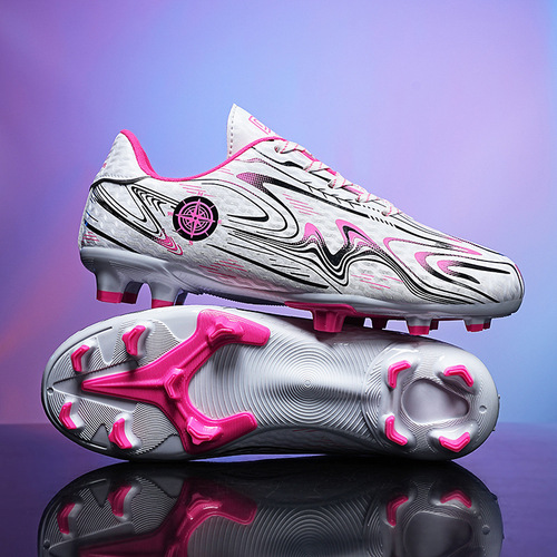 Children's Five-a-Side Football Cleats, Unisex, Mid-Top, Long Tackles, Football Shoes with Durable Rubber Soles