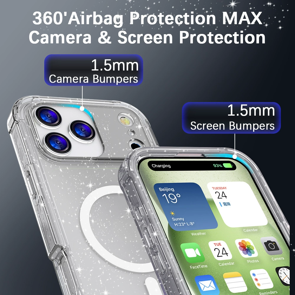Чехол для iPhone 17 совместимый с Apple, для 17 Pro Max, защитный против падений