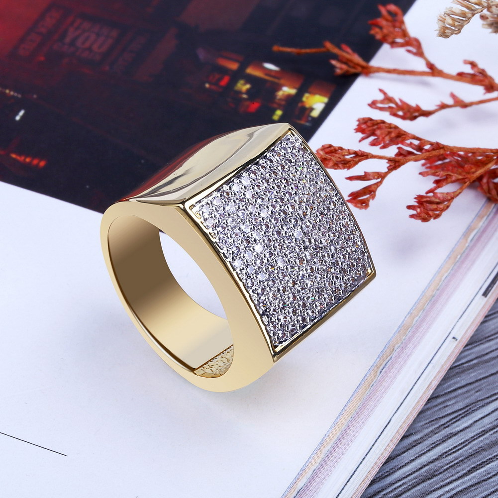 Live Hot Sale Cross-Border Jewelry Street Cuban Full Diamond Square For Men Ins Trend Hip-Hop Personality Index Fer_voghion.com