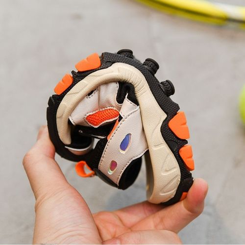 Boys' Sporty Summer Sandals for Children, Soft Sole, Magic Tape Adhesive, Cute Baby Shoes