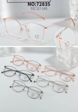 爆款素颜小清新眼镜架合金全框跨境走量时尚亚马逊儿童欧美72835