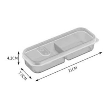 Caja de almacenamiento de alimentos frescos de plástico, caja de congelación de carne, caja de cocina, caja de almacenamiento, caja de preparación de verduras