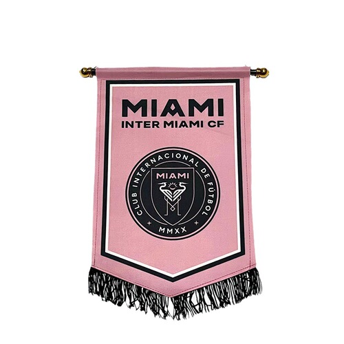 Association Football Club Dual-Sided Composite Material Pentagon Banner Flags Brazil Germany Chelsea Barcelona Real Madrid AC Team Flag