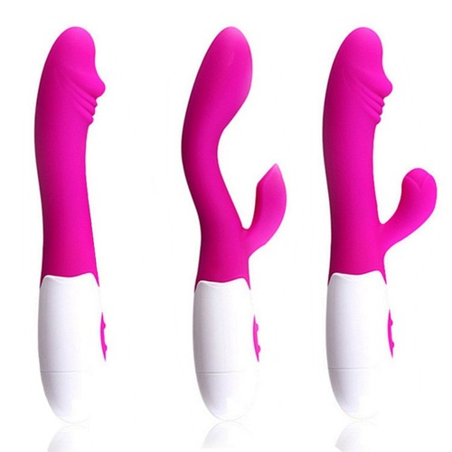 Silicone simulation fashionable G-spot double vibrator variable frequency massage stick female masturbation av stick adult sex toys