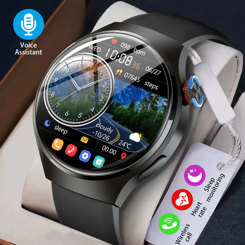 New Foreign Trade Smart Watch Waterproof Gt4 Call Reminder Heart Rate Health Monitoring Men's Watch Dropshipping New Foreign Trade Smart Watch Waterproof Gt4 Call Reminder Heart Rate Health Monitoring Men's Watch Dropshipping