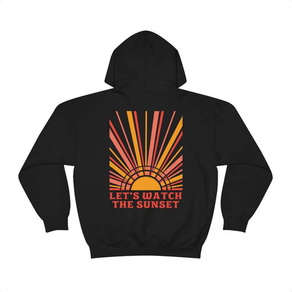 Let's Watch The Sunset Hoodie Preppy Hoodie Y2k Hoodie Prepp