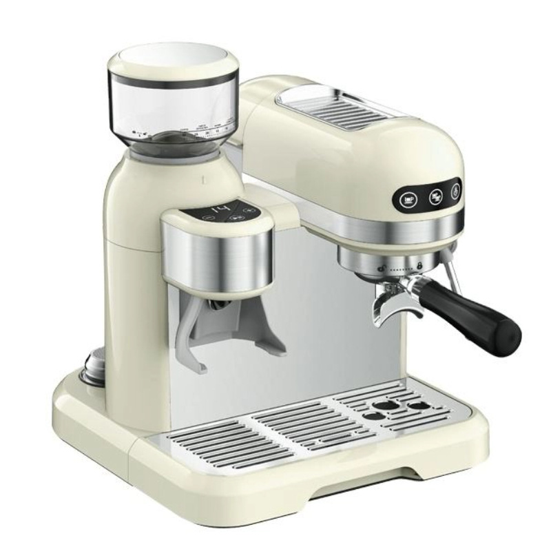 Pequeña espuma de la leche del hogar semiautomática italiana con la máquina de café italiana transfronteriza tres en uno transfronteriza todo junto a la molienda