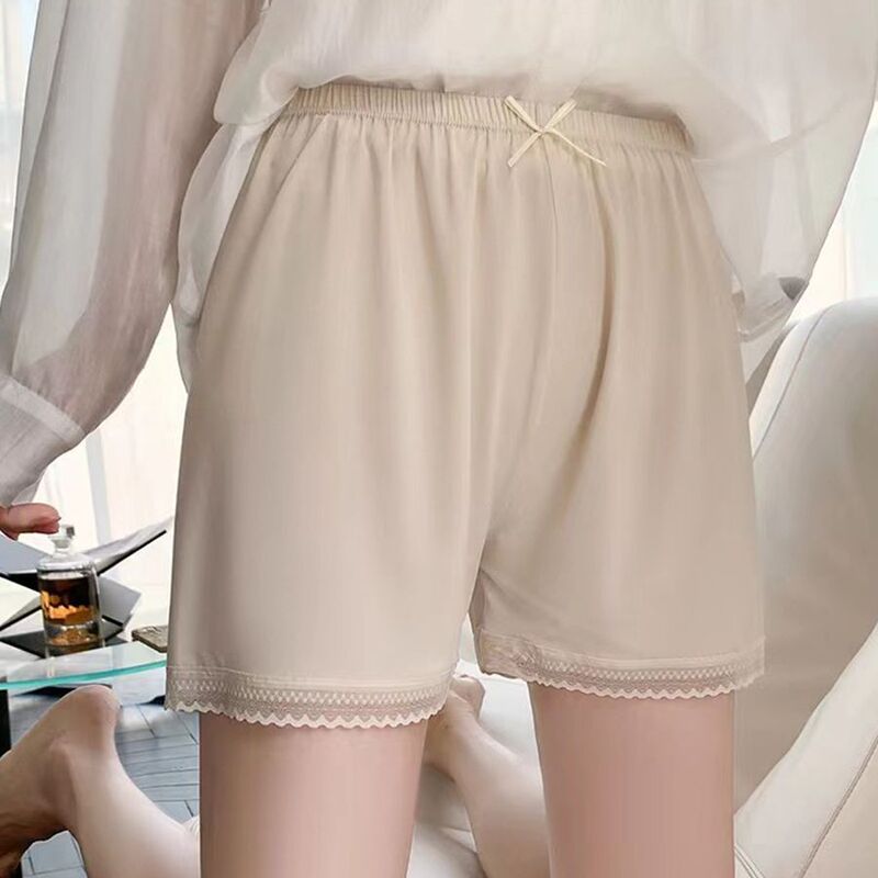 Summer Anti-Exposure Lace Safety Pants for Women That Can Be Worn Outside Without Curling, Anti-Exposure, High-Waisted, Loose Leggings