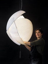 设计师吊灯voiles系列日式吊灯飞鱼线型吊灯餐厅卧室吊灯创意