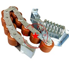 适用于Gaa332AB1/AB2驱动压紧链OTIS 10轮/7轮聚氨酯奥的斯压带链