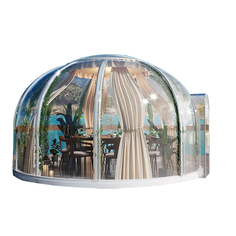 PC Star Room Red Card Wedding Bubble House Restaurante Residencial Casa transparente al aire libre Star River Camping