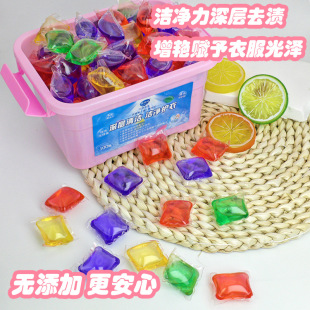 100 laundry beads 50 boxed deep cleaning lasting fragrance laundry beads dissolved laundry ball manufacturers