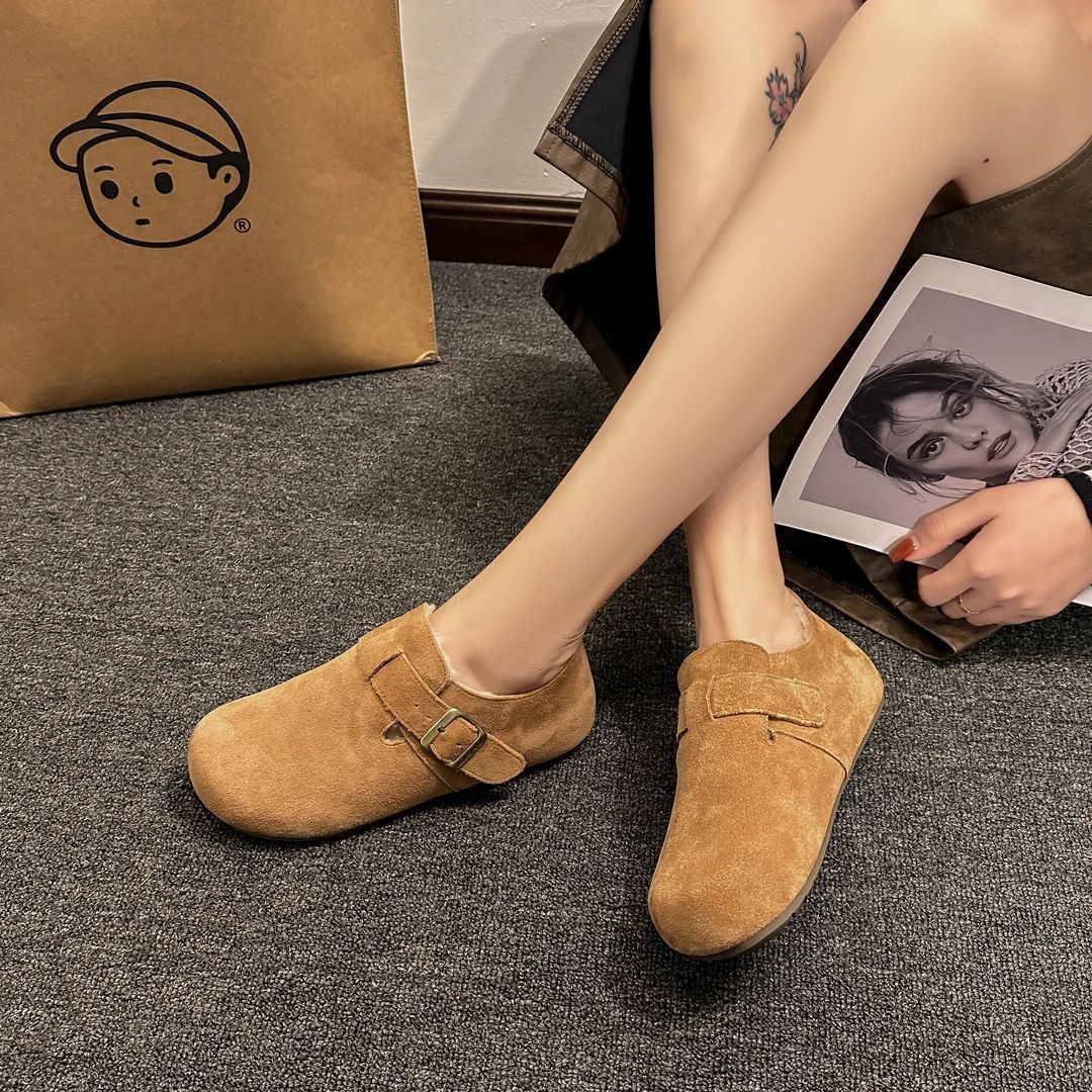 Damen Loafers Mit Warmfutter Für Den Herbst Und Winter_voghion.com