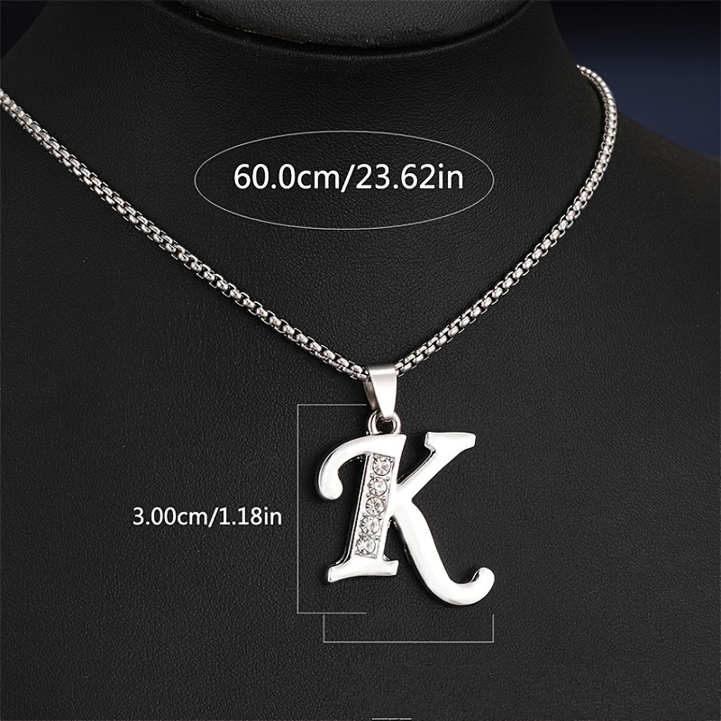 TEMU transfronterizoPendent Collares A a D con Sparkling