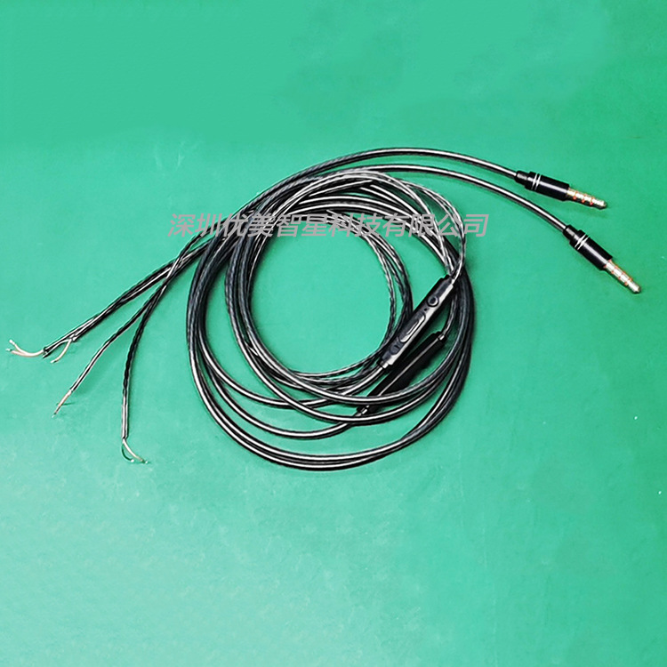 Fábrica al por mayor 3,5 mmtpe auriculares alambre DIY producto semiacabado alambre semiacabado auriculares alambre procesamiento