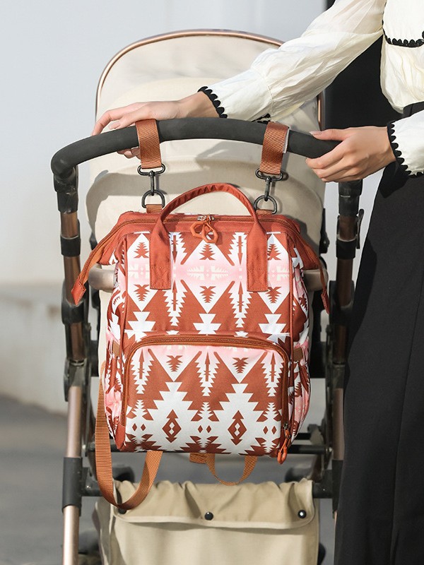 Inventario transfronterizo de venta en caliente bohemia estilo europeo y americano cremallera para salir mochila de ocio de mujer bolso de mamá