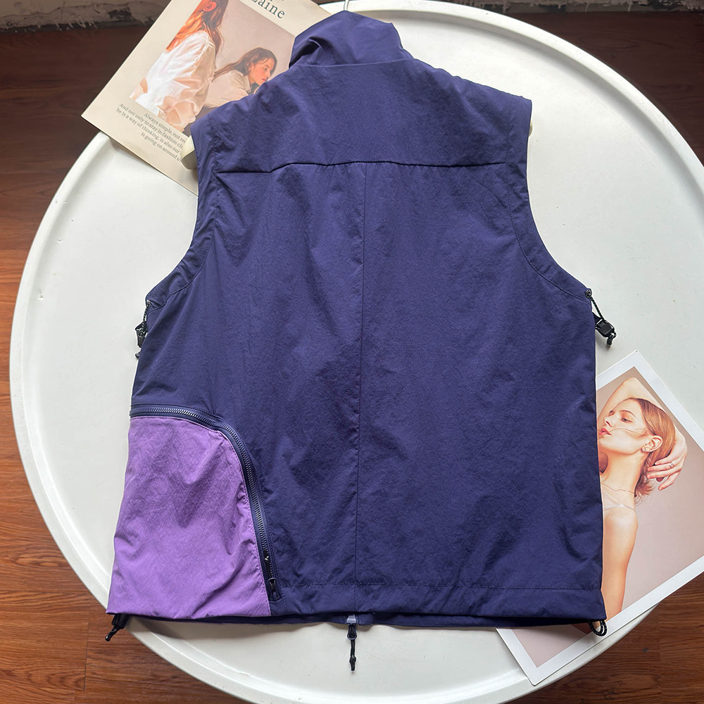 Autumn Mountain Hiking Vest For Couples With Detachable Pockets_voghion.com