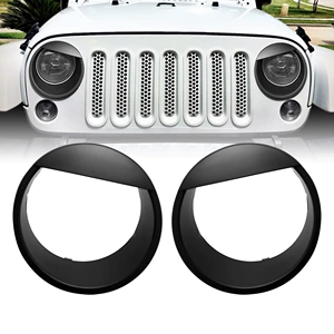 2007-2017 Jeep Wrangler üçün quş formalı qara qaş modifikasiyası