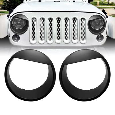 2007-2017 Jeep Wrangler üçün quş formalı qara qaş modifikasiyası