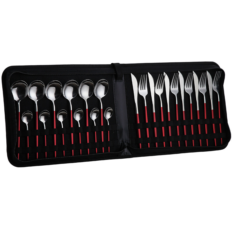 E타입 [필통가방] 실버+레드 24종세트