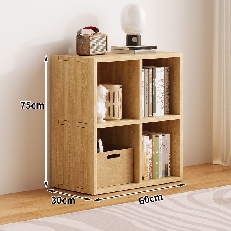 Solid Wood Bookshelf Children's Floor-Standing Bookcase Storage Rack Kindergarten Storage Cabinet Living Room Combination Grid Storage Can Be Exported