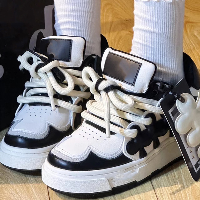 Guangzhou Goods King Hedi Same Style SHOOTX Freedom No.1 Casual Plum Blossom Trendy Skateboarding Shoes_voghion.com