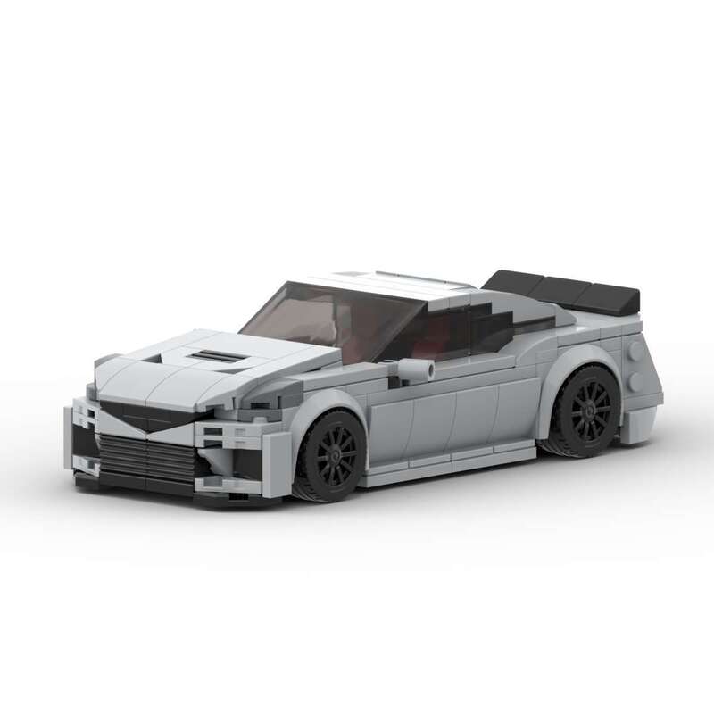 Compatible with Lego MOC-149027 Cadillac ATS V Creative Car Model Small Ornaments Granular Toy