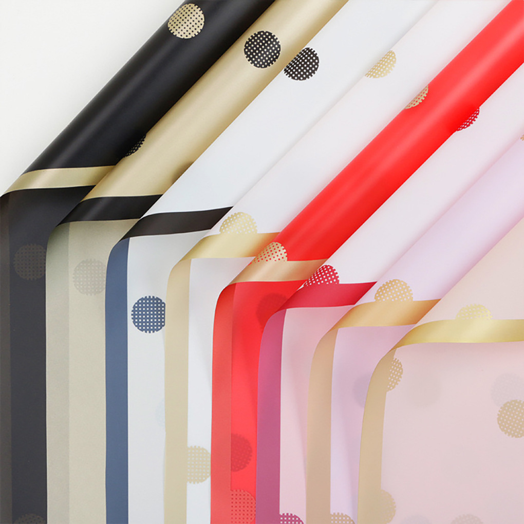 Li Zhirun impermeable punto Han Su papel ramo de flores de embalaje de papel ondulado punto de niebla de pan flor borde de papel para usted