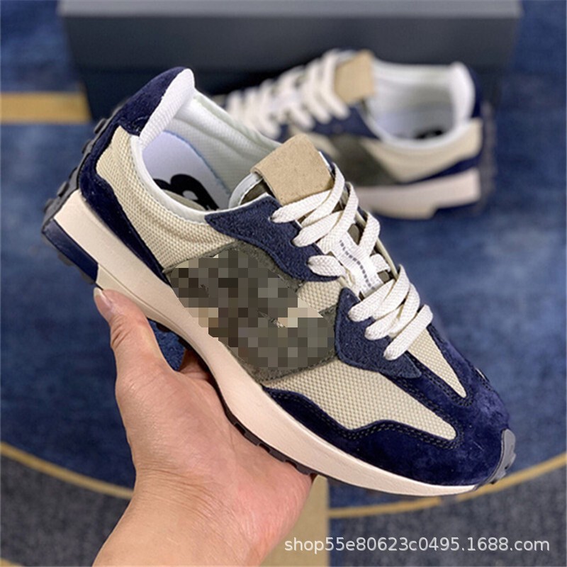 Putian Shoes Fashion Versatile Sports Shoes Couple Men and Women Casual Shoes Niel Official Nb327 Retro Lightweight Running Shoes