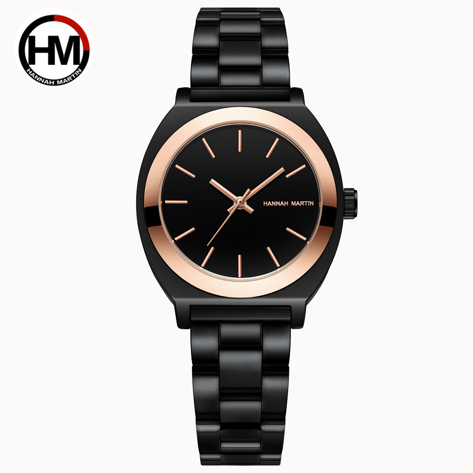 Movement Waterproof Watch With Steel Strap Women's Casual Butterfly Clasp Quartz Watch_voghion.com