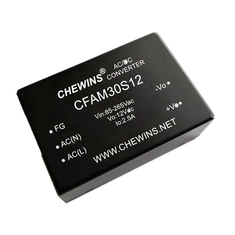CFAM30S12 AC-DC模块电源30瓦宽电压输入220V转12V单路输出