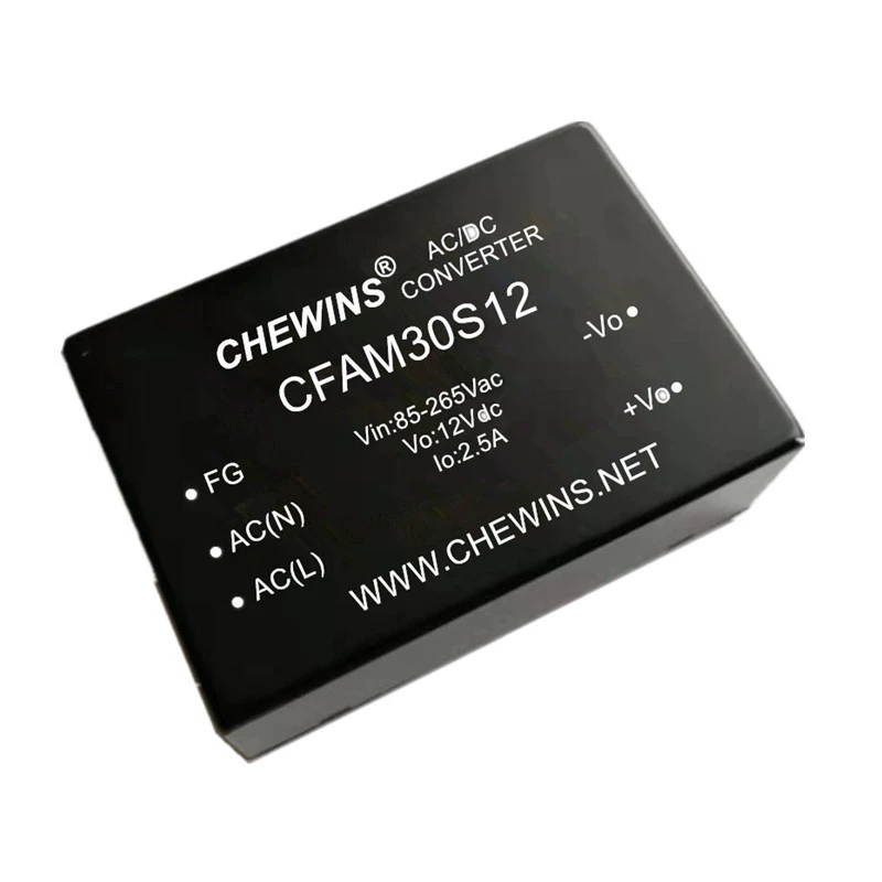 Модуль питания CFAM30S12 AC-DC, широкий диапазон входного напряжения от 220В до 12В, одиночный выход, 30 Вт