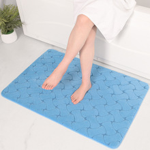 纯色仿兔毛浴室吸水地垫卧室地毯客厅耐脏易打理垫子卫生间防滑垫