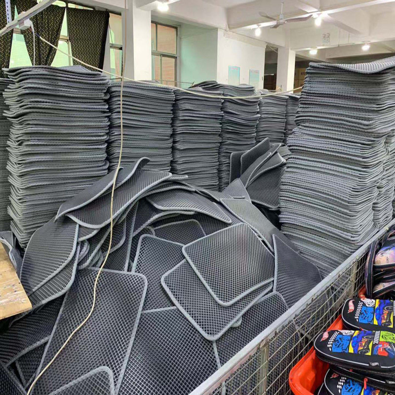 EVA猫砂垫片材厂家批发宠物垫成品批发透孔EVA六角孔正六边形汽车