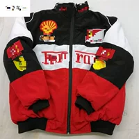 F1 гоночный костюм мотоциклетная команда повседневная куртка ретро американский хип-хоп вышивка куртка хлопчатобумажная одежда осень-зима