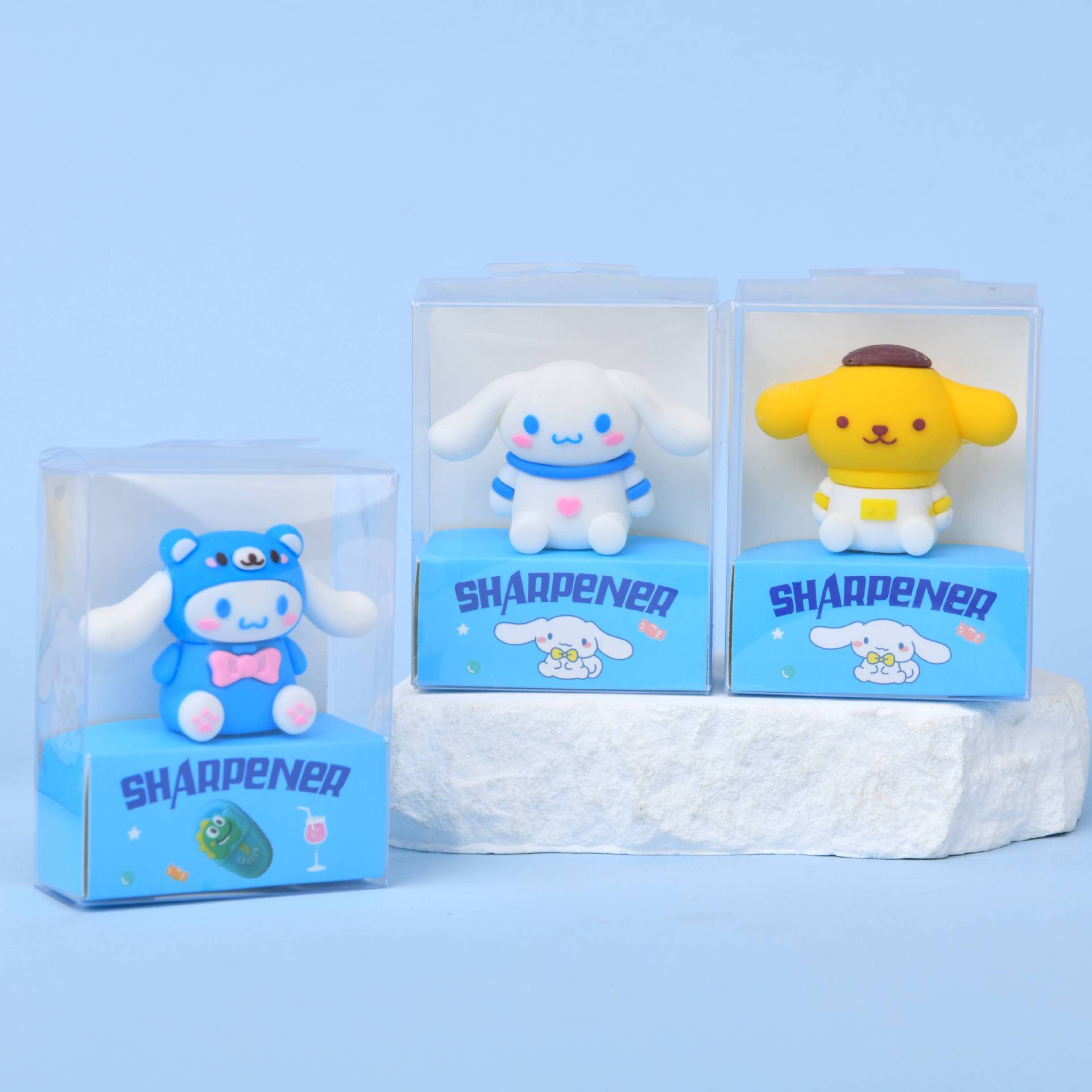 Sacapuntas de animal de dibujos animados, para estudiantes, venta al por mayor