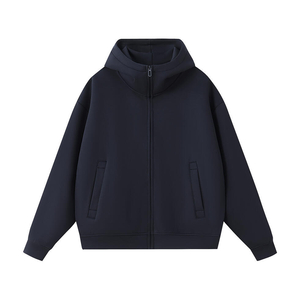 Wholesale for export: 2026 new style, standard fit, two-tone, five-layer liquid cotton hooded sweatshirt, autumn/winter outerwear, loose fit Wholesale for export: 2026 new style, standard fit, two-tone, five-layer liquid cotton hooded sweatshirt, autumn/winter outerwear, loose fit