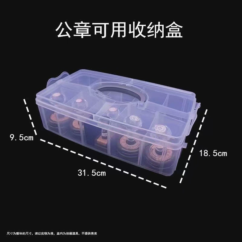 Storage box, small storage system, earrings, transparent plastic accessory
