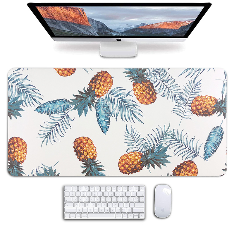 파인애플 그림 사무실 테이블 매트