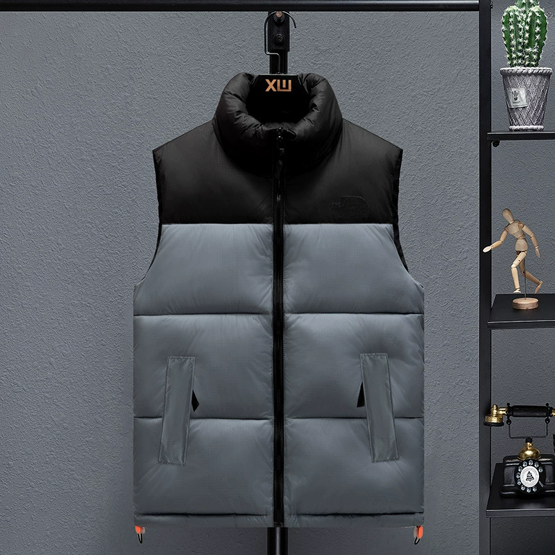 Демисезонный жилет с пухом, куртка трендовая укороченная для тепла, slim fit, для любимой