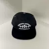 Black, with embroidery