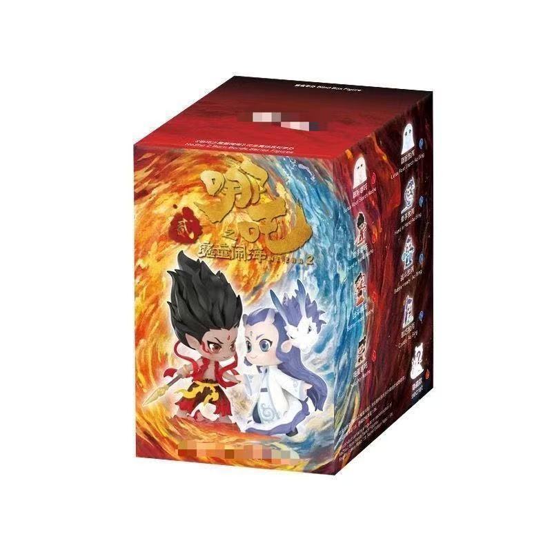 泡泡玛特盲盒哪吒之魔童闹海系列手办公仔车载摆件潮玩具一件包邮|undefined